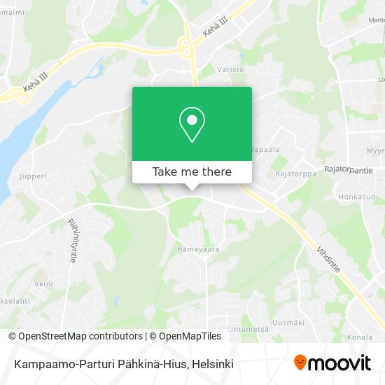 Kampaamo-Parturi Pähkinä-Hius map