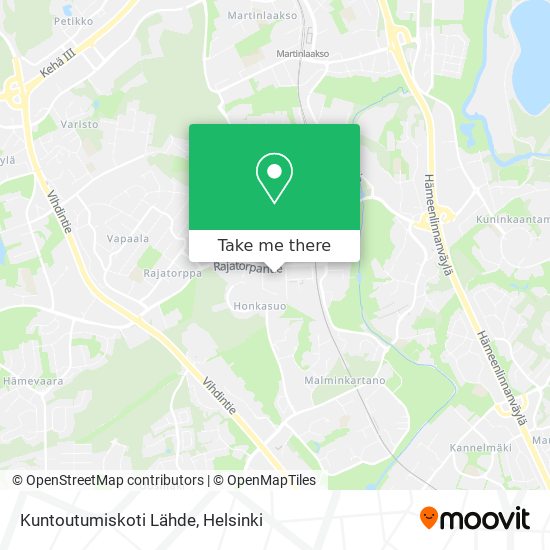 Kuntoutumiskoti Lähde map