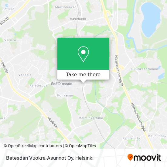 Betesdan Vuokra-Asunnot Oy map