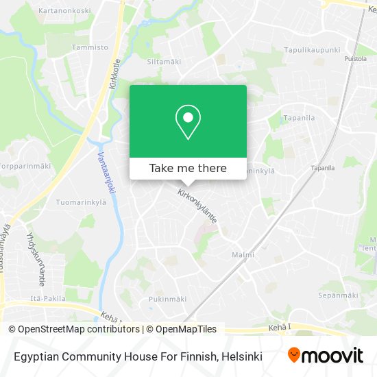 Egyptian Community House For Finnish map