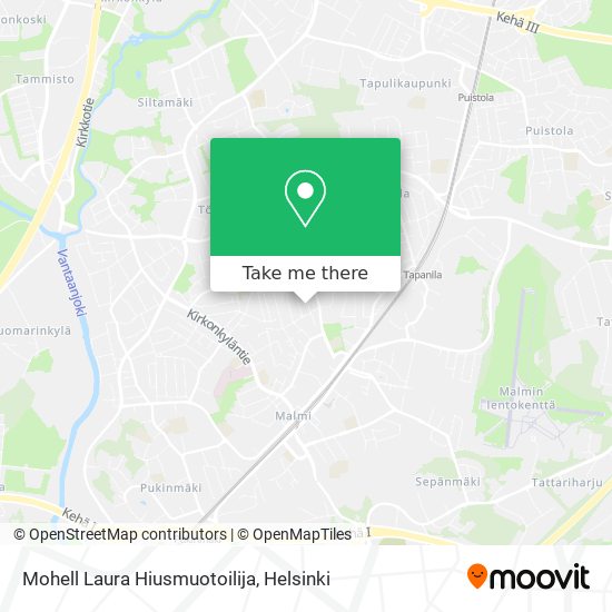 Mohell Laura Hiusmuotoilija map