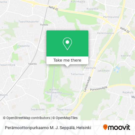 Perämoottoripurkaamo M. J. Seppälä map