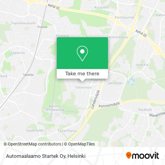 Automaalaamo Startek Oy map