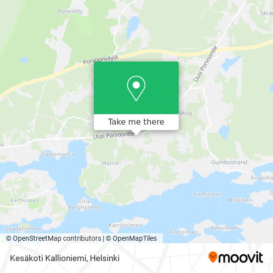 Kesäkoti Kallioniemi map