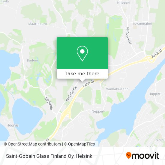 Saint-Gobain Glass Finland Oy map