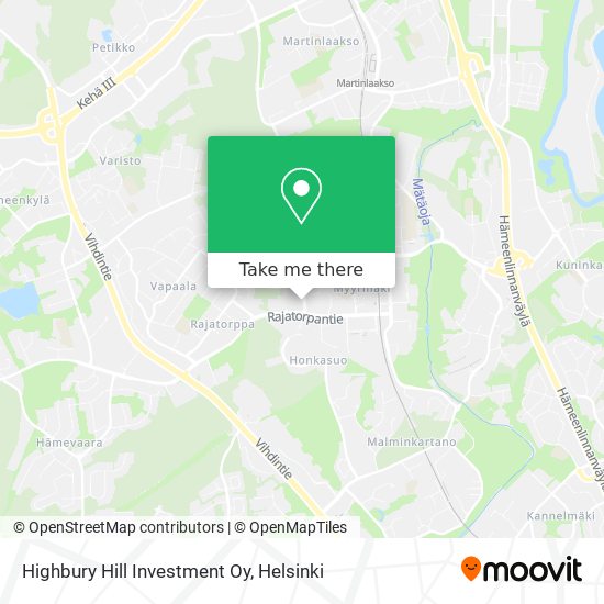 Highbury Hill Investment Oy map