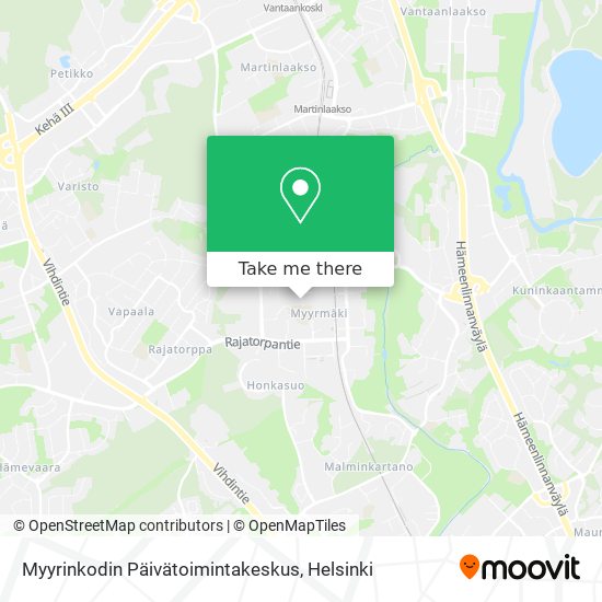 Myyrinkodin Päivätoimintakeskus map