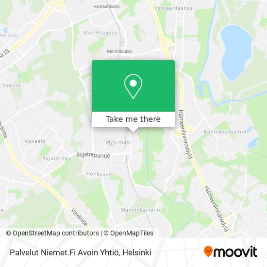 Palvelut Niemet.Fi Avoin Yhtiö map