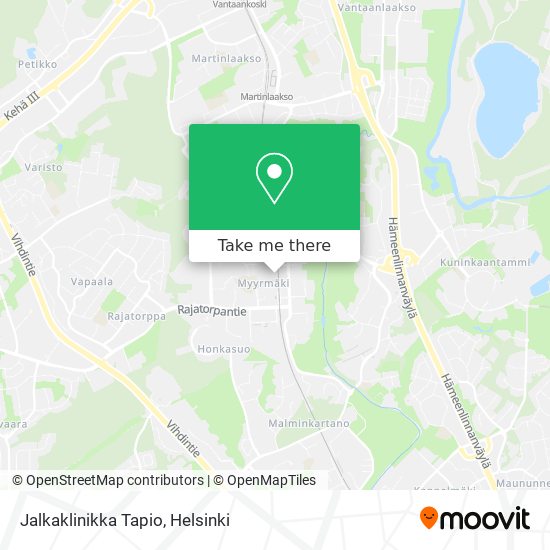 Jalkaklinikka Tapio map