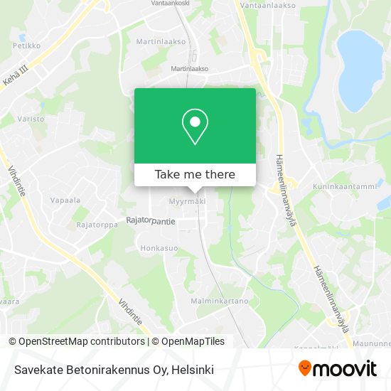 Savekate Betonirakennus Oy map