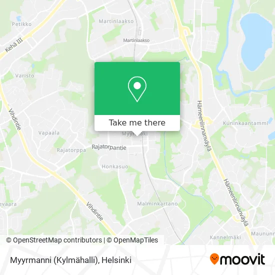 Myyrmanni (Kylmähalli) map