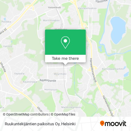 Ruukuntekijäntien paikoitus Oy map