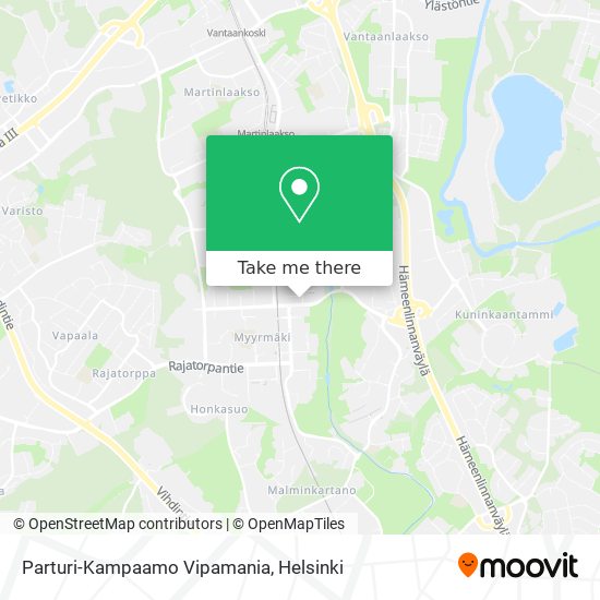 Parturi-Kampaamo Vipamania map