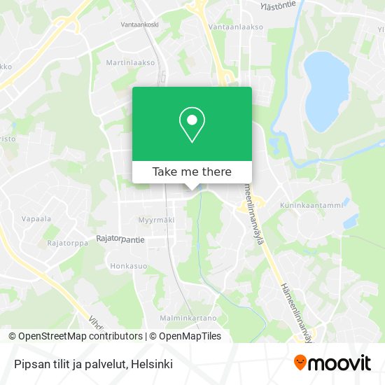 Pipsan tilit ja palvelut map