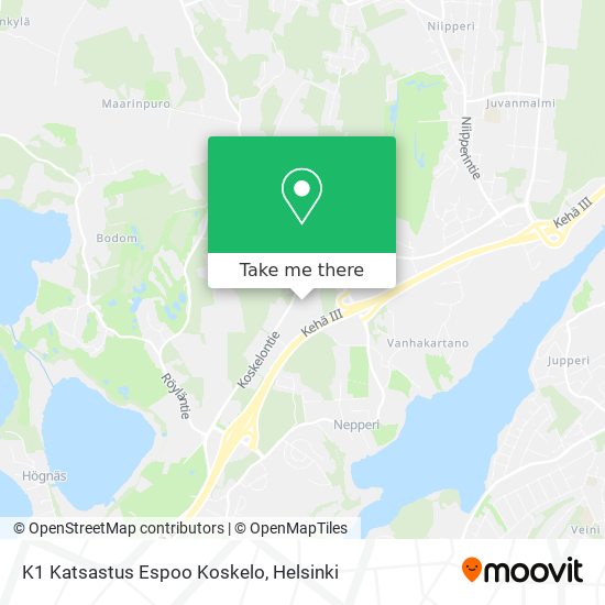 K1 Katsastus Espoo Koskelo map