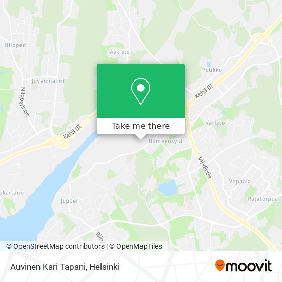 Auvinen Kari Tapani map