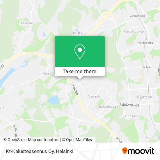 Kt-Kalusteasennus Oy map