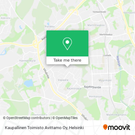 Kaupallinen Toimisto Avittamo Oy map