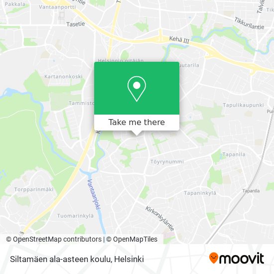 Siltamäen ala-asteen koulu map