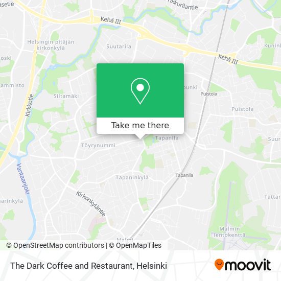 The Dark Coffee and Restaurant map