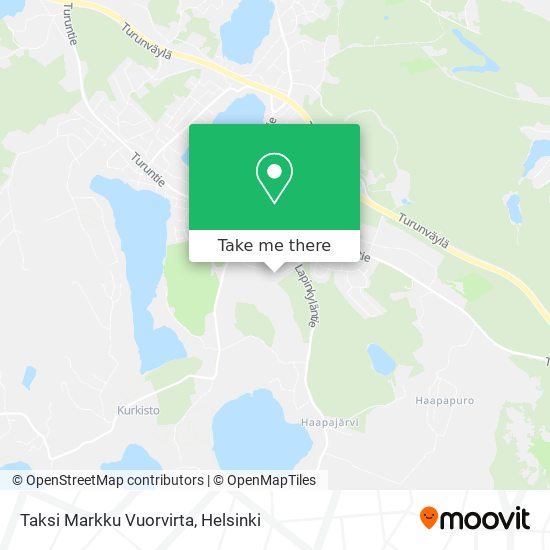 Taksi Markku Vuorvirta map