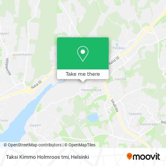 Taksi Kimmo Holmroos tmi map