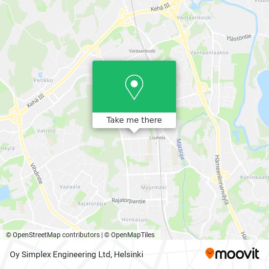 Oy Simplex Engineering Ltd map