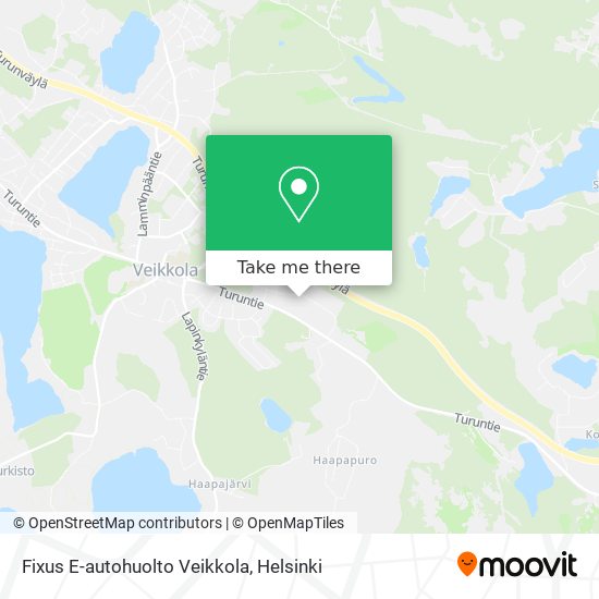 Fixus E-autohuolto Veikkola map