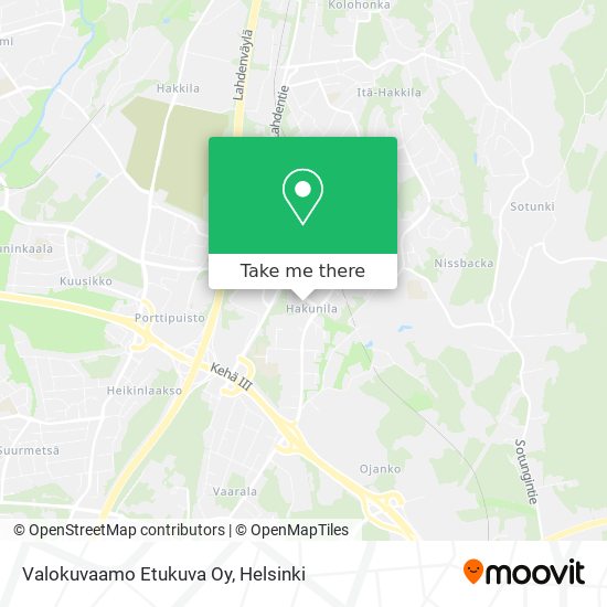 Valokuvaamo Etukuva Oy map