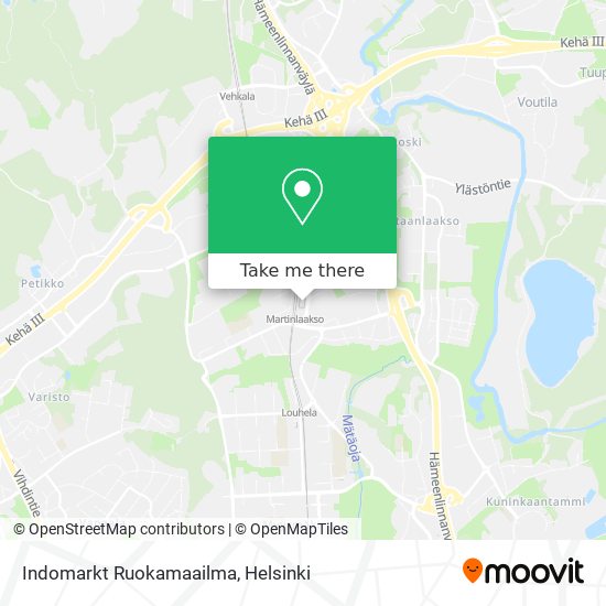 Indomarkt Ruokamaailma map