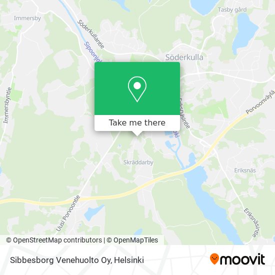 Sibbesborg Venehuolto Oy map