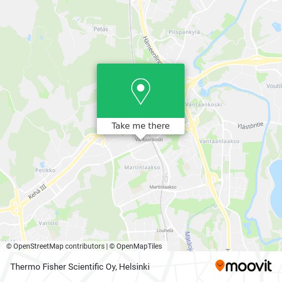 Thermo Fisher Scientific Oy map