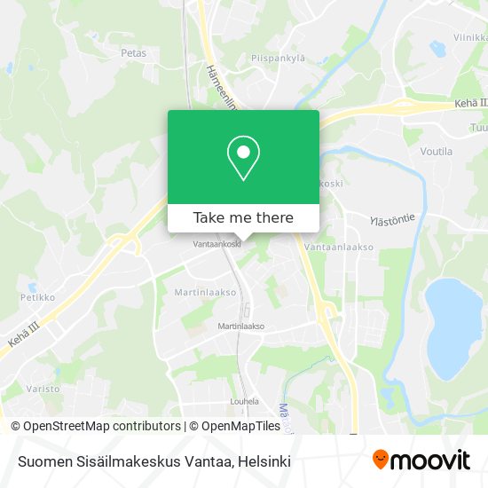 Suomen Sisäilmakeskus Vantaa map