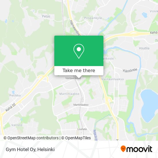 Gym Hotel Oy map
