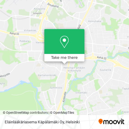 Eläinlääkäriasema Käpälämäki Oy map