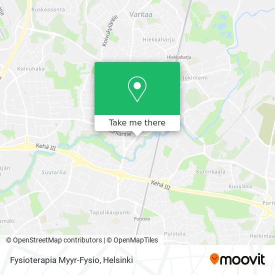Fysioterapia Myyr-Fysio map