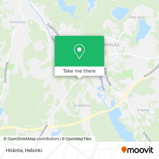 Hitåntie map