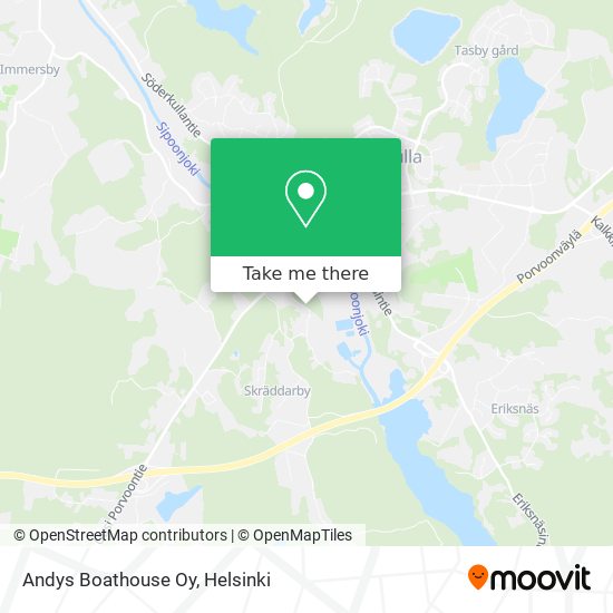 Andys Boathouse Oy map