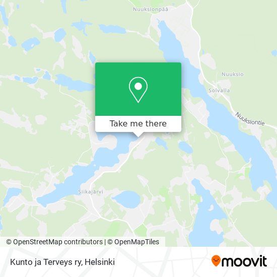 Kunto ja Terveys ry map