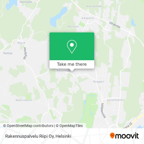 Rakennuspalvelu Riipi Oy map