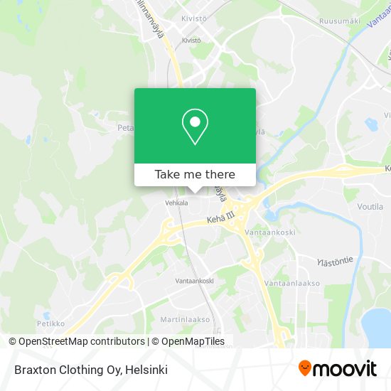 Braxton Clothing Oy map