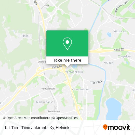 Klt-Tiimi Tiina Jokiranta Ky map