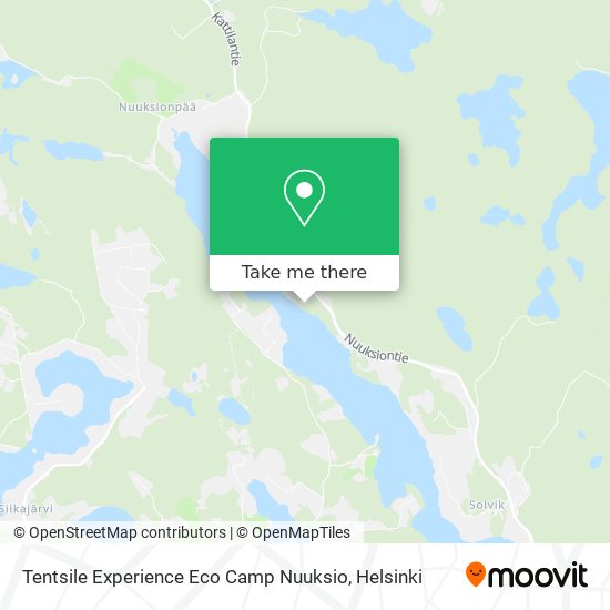 Tentsile Experience Eco Camp Nuuksio map