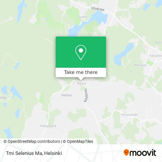 Tmi Selenius Ma map