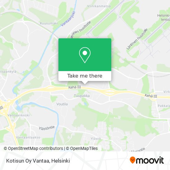 Kotisun Oy Vantaa map