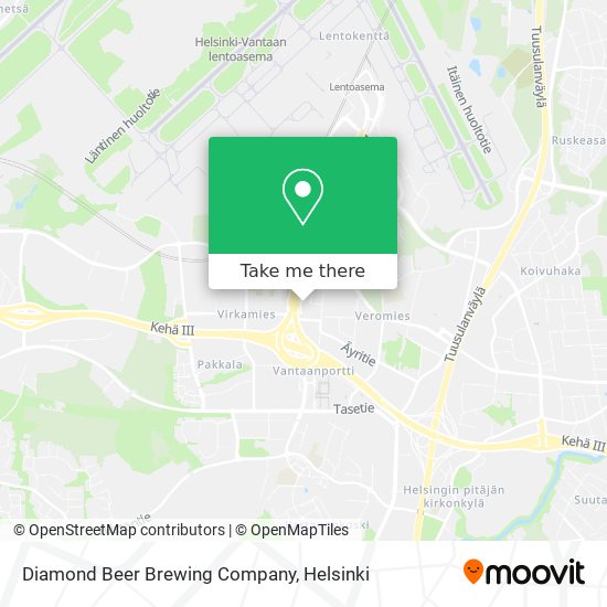 Diamond Beer Brewing Company map