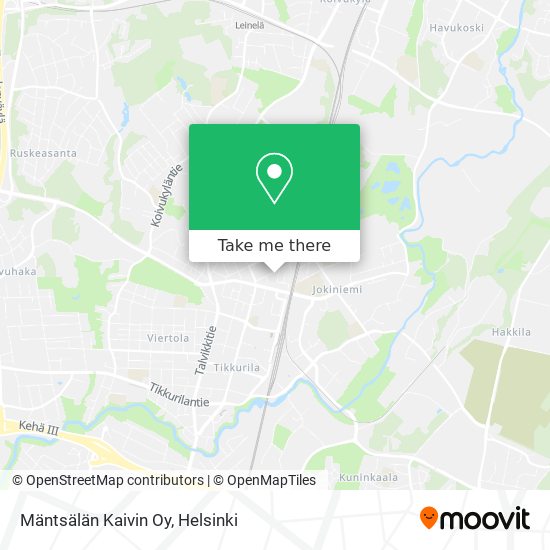 Mäntsälän Kaivin Oy map