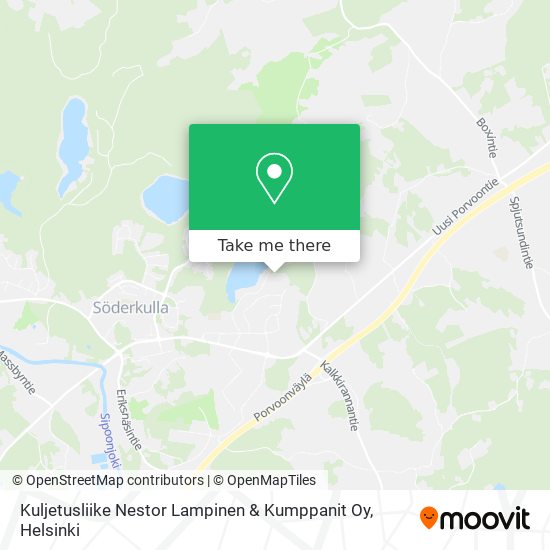 Kuljetusliike Nestor Lampinen & Kumppanit Oy map