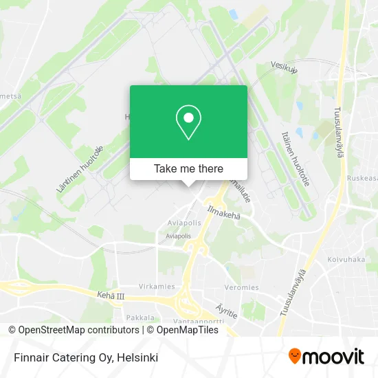 Finnair Catering Oy map