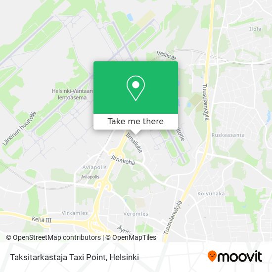 Taksitarkastaja Taxi Point map
